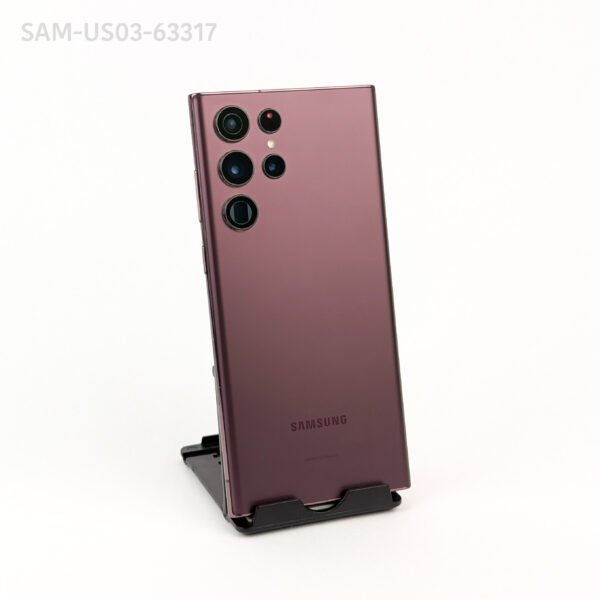 Samsung Galaxy S22 Ultra 128GB Burgundy - Usado 9/10 -Solo para compañia Claro