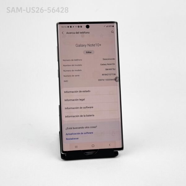 Samsung Galaxy Note 10 Plus 256GB Silver - Usado 9.6/10 - No Liberado
