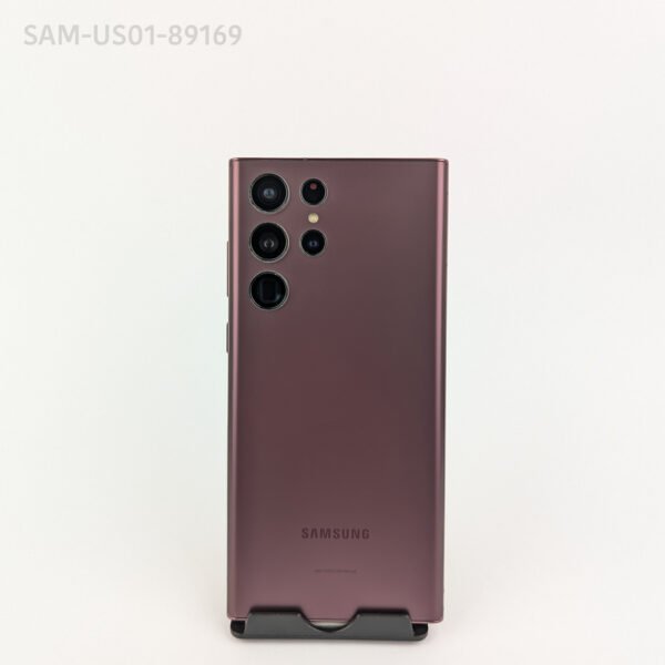 Samsung Galaxy S22 Ultra 128GB Burgundy - Usado 9.5/10