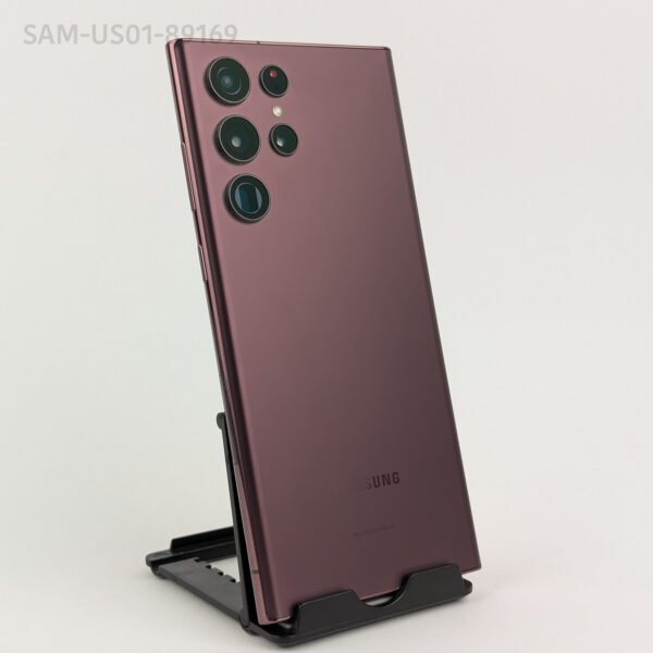 Samsung Galaxy S22 Ultra 128GB Burgundy - Usado 9.5/10