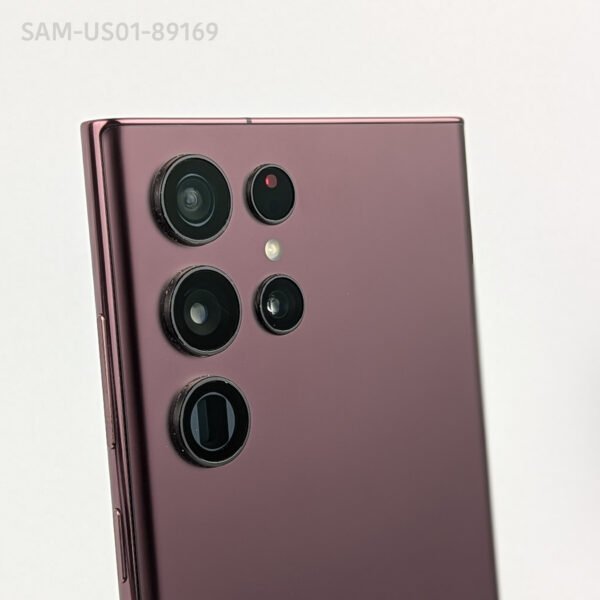 Samsung Galaxy S22 Ultra 128GB Burgundy - Usado 9.5/10